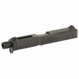 DM Slide, Noveske Barrel Threaded 1/2x28, DLC Finish, Black, Direct Mount Optics Ready, For Glock 19 Gen 3, Includes Noveske End Plate, Cover Plate w/Rear Sight, Front Sight 03002697