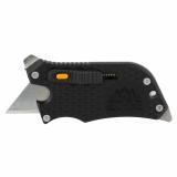 SLIDEWINDER, Folding Knife, Plain Edge, .75" Blade Length, 420J2 Stainless Steel, Black SWK-30C