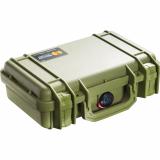 1170 Protector Case, OD Green, Hard Case, Interior 10.54"x6.04"x3.16", Watertight, Crushproof, Dustproof 1170-000-130