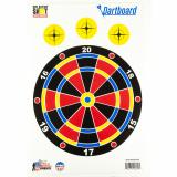 Splatter Shot, Game Series, Dart Board, 12"x18", 8 Pack, Multi Color GS-DART-8PK