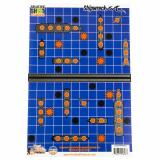Splatter Shot, Game Series, Ship Wreck, 12"x18", 8 Pack, Multi Color GS-SHIP-8PK