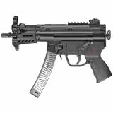 9KT, Semi-automatic Pistol, 9MM, 5.83" Threaded Barrel, Steel Frame, Black Finish, 30Rd, 2 Mags, 3 Lug Barrel, Aluminium M-LOK Handguard, Welded Scope Mount PTR603
