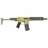 Honey Badger, Semi-automatic, SBR, 556NATO, 10" Threaded Barrel, Clear Anodized Finish, Flat Dark Earth, Collapsible Stock, 30 Rounds, 1 Magazine, Product Finishes, Shade Variations and Other Imperfections Are Normal Due to the Manufacturing Process HB-5