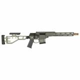 The Fix, Bolt Action, Short Barrel Rifle, 5.56 NATO, 12" Threaded Barrel, 1/2-28, Clear Anodized Finish, Gray, Folding and Adjustable Stock, Two Stage Trigger, Free FLoat Q-Sert Handguard, Right Hand, 10 Rounds, 1 Magazine, Product Finishes, Shade Variat