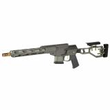 The Fix, Bolt Action, Short Barrel Rifle, 5.56 NATO, 12" Threaded Barrel, 1/2-28, Clear Anodized Finish, Gray, Folding and Adjustable Stock, Two Stage Trigger, Free FLoat Q-Sert Handguard, Right Hand, 10 Rounds, 1 Magazine, Product Finishes, Shade Variat