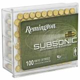 Subsonic, 22 LR, 40 Grain, Copper Plated Hollow Point, 100 Round Box 21137