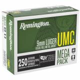 UMC 9mm Luger 115 Grain Metal Case 250 Pack