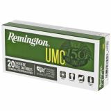 UMC .22-250 Remington 50 Grain Jacketed Hollow Point 20 Per Box