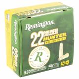 Golden Hunter, 22LR, 40 Grain, Plated Hollow Point, 550 Round Box R21253