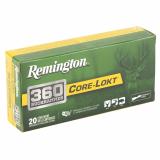 Remington, Core-Lokt, 360 Buckhammer, 180 Grain, Soft Point, 20 Round Box R27742