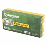 Remington, Core-Lokt, 360 Buckhammer, 180 Grain, Soft Point, 20 Round Box R27742