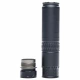 Alaskan360 Ti, Suppressor, 338 Lapua, 9MM, Rifle Suppressor, 5.6oz, Titanium, Bead-Blasted Titanium Finish, Comes with 5/8x24 Direct Thread Titanium Mount, Semi-Auto Rated AK360TI