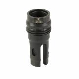 R3 Flash Mitigation System, Flash Hider, M18x1 Thread Pitch, 7.62mm, Matte Finish, Black FH012