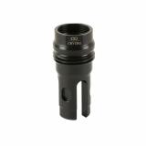 R3 Flash Mitigation System, Flash Hider, For SR25, 3/4x24 Thread Pitch, Matte Finish, Black FH015