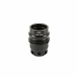 M2 Brake .338, Muzzle Brake, M18x1 Thread Pitch, Matte Finish, Black MB022