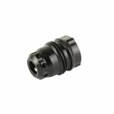 M2 Brake .338, Muzzle Brake, M18x1 Thread Pitch, Matte Finish, Black MB022