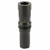 Muzzle Device, Flash Hider, For M249, 9/16x24 LH Thread Pitch, Matte Finish, Black MD001