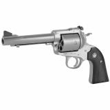 Blackhawk, Convertible, Revolver, Single Action, 45 ACP, 45 Long Colt, 5.5", Stainless Frame, Stainless Steel Finsih, Wood Grips, 6Rd, Adjustable Rear Sight & Ramp Front Sight 00472