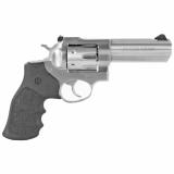 Model GP-100 .357 Magnum 4.2 Inch Full Shroud Barrel Satin Stainless Finish Adjustable Sights 6 Round