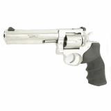 Model GP-100 .357 Magnum 6 Inch Full Shroud Barrel Satin Stainless Finish Adjustable Sights 6 Round
