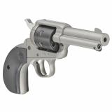 Wrangler Birdshead, Single Action Only, Revolver, 22LR, 3.75" Barrel, Aluminum Alloy, Cerakote Finish, Silver, Birdshead Synthetic Grips, Integral Notch Rear Sight/Blade Front Sight, Transfer Bar Safety, 6 Rounds, NOT AVAILABLE FOR TRANSFER IN MN