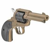 Wrangler Birdshead, Single Action Only, Revolver, 22LR, 3.75" Barrel, Aluminum Alloy, Cerakote Finish, Burnt Bronze, Birdshead Synthetic Grips, Integral Notch Rear Sight/Blade Front Sight, Transfer Bar Safety, 6 Rounds, NOT AVAILABLE FOR TRANSFER IN MN