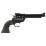 Super Wrangler Revolver | 22 LR/22 WMR, 5.5" Barrel, Cerakote Finish, Black, Synthetic Grips, Adjustable Sights, 6 Rounds, 2 Cylinders, (1)-22WMR and (1)-22LR  Single Action Model 2032