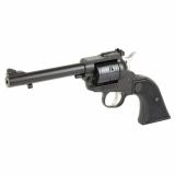 Super Wrangler Revolver | 22 LR/22 WMR, 5.5" Barrel, Cerakote Finish, Black, Synthetic Grips, Adjustable Sights, 6 Rounds, 2 Cylinders, (1)-22WMR and (1)-22LR  Single Action Model 2032