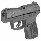 MAX-9, Semi-automatic, Striker Fired, Sub-Compact, 9MM, 3.2" Barrel, Black Oxide Finish, Polymer Frame, Thumb Safety, Optic Ready, Front TFO Night Sight, 10Rd, 2-10Rd Magazines 03501