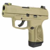 MAX-9, Striker Fired, Semi-automatic, Polymer Frame Pistol, Sub-Compact, 9MM, 3.20" Barrel, Flat Dark Earth Cerakote, Front TFO Night Sight, Optics Ready, No Thumb Safety, 2 Magazines, (1)-12 Rounds and (1)-10 Rounds 03503