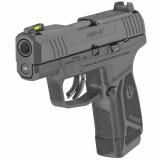 MAX-9, Semi-automatic, Striker Fired, Sub-Compact, 9MM, 3.2" Barrel, Black Oxide Finish, Polymer Frame, No Thumb Safety, Optic Ready, Front TFO Night Sight, 12Rd, 1-12Rd and 1-10 Magazine 03503
