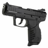 SR22, Double Action/Single Action, Semi-automatic, Polymer Frame Pistol, Compact, 22LR, 3.5" Barrel, Anodized Finish, Black, Black Rubber Grip, 3 Dot Adjustable Sights, 10 Rounds, 2 Magazines 03657