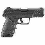 Security-9, Centerfire Pistol, 9MM, 4" Barrel, Glass Filled Nylon Frame, Blued Finish, Hogue Beavertail HandAll grip, 2-10Rd Magazines, 3 Dot Drift Adjustable Sights 03819