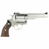 Redhawk Double Action Revolver 357 Magnum, 5.5" Barrel, Satin Stainless Finish, Hardwood Grips, 8Rd, Adjustable Rear Sight 05060