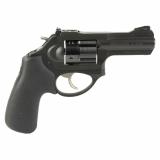 LCRx, TALO Edition, Double/Single Action, Revolver, Small Frame, 9MM, 3" Barrel, Stainless Steel, Matte Finish, Black, Hogue Tamer Monogrip, Adjustable Black Blade Rear & Ramp Front Sight, 5 Rounds 05445
