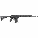 SFAR, Small-Frame Autoloading Rifle, Semi-automatic Modern Sporting Rifle, 762NATO/308 Winchester, 20" Threaded Barrel, 1:10" RH Twist, 5/8"-24 Thread Pattern, Type II Hard-Coat Anodized Black Finish, Magpul MOE SL Stock, Magpul MOE Grip, 15" Lite Alumin