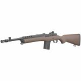 Mini-14 Tactical, Semi-automatic, 223 Remington/556NATO, 16.12" Cold Hammer Forged Barrel, 1:9 Twist, Blued Finish, Speckled Black/Brown Hardwood Stock, 2 Mags, 20Rd, Weighs 7.2lb, Ghost Ring Rear Sight & Blade Front Sight 5889