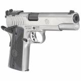 SR1911 Target 9mm Luger 5 Inch Barrel Low-Glare Stainless Finish Bomar-Style Adjustable Sights Deluxe Checkered G-10 Grips 9 Round