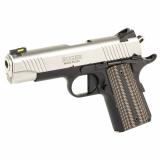 SR1911 CCO, TALO Edition, Single Action, Semi-automatic, Metal Frame Pistol, 9MM, 4.25" Barrel, Anodized Finish, Black Frame, Silver Stainless Steel Slide, Desert Brown G10 Grips, Manual Safety, Night Sights, 7 Rounds, 1 Magazine 06798