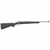 77/357, Bolt Action Rifle, 357 Magnum, 18.5" Threaded Barrel, 1/2X28 Threads, Stainless Finish, Synthetic Stock, Adjustable Rear Sight, Bead Front Sight, 5Rd 7419