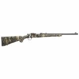 77/357, Bolt Action Rifle, 357 Magnum, 18.5" Cold Hammer-Forged Threaded Barrel, 1/2X28 Threads, Blued Alloy Steel Finish, Synthetic Kryptek Obskura Nox Camo Stock, Adjustable Rear and Bead Front Sights, 5 Round 07421