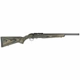 American Target .22 Long Rifle 18 Inch Threaded Barrel Satin Blue Finish Picatinny Rail Black Laminate Stock 10 Round