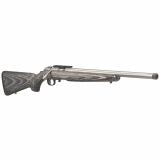 American Rimfire Target, Bolt-Action Rifle| 22 LR, 18" Threaded Barrel, 1/2x28 Thread Pitch, Satin Stainless Steel Finish, Black Laminated Stock, Factory-Installed One-Piece Scope Base, 10Rd 8367
