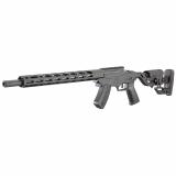 Precision Rimfire Bolt Action| 22 WMR, 18" Threaded Barrel, Black Finish, Molded One-Piece Chassis and Adjustable Buttstock, Right Hand, 1 Magazine, 15rd 08404