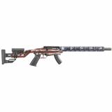 Precision Rifle, Bolt Action Rifle| 22 LR, 18" Cold Hammer Forged Barrel, 1:16 Twist, American Flag Cerakote Finish, Adjustable Stock, Right Hand, 1 Mag, 15Rd, MLOK Handguard, Weighs 6.8lb 8422