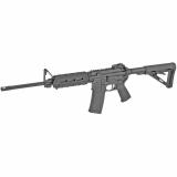 AR-556 MOE | 5.56mm NATO 16.1 Inch Threaded Barrel Adjustable Sights MLOK Handguard Magpul MOE 6-Position Stock 30 Round