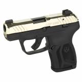 LCP MAX, Talo Edition, Double Action Only, Semi-automatic, Polymer Frame Pistol, Compact, 380ACP, 2.8" Barrel, PVD Finish, Champagne, Black Polymer Frame, Tritium Front Sight with White Outline, Drift Adjustable Rear Sight, 10 Rounds, 1 Magazine 13742