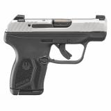 LCP MAX, Double Action Only, Semi-automatic, Polymer Frame Pistol, Compact, 380ACP, 2.8" Barrel, Matte Stainless Finish with Polished Sides, Black Frame, Tritium Front Sight with White Outline and Drift Adjustable Rear Sight, Integrated Trigger Safety, 1