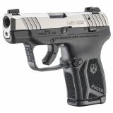 LCP MAX, Double Action Only, Semi-automatic, Polymer Frame Pistol, Compact, 380ACP, 2.8" Barrel, Matte Stainless Finish with Polished Sides, Black Frame, Tritium Front Sight with White Outline and Drift Adjustable Rear Sight, Integrated Trigger Safety, 1