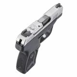 LCP MAX, 75th Anniversary, Double Action Only, Semi-automatic, Polymer Frame Pistol, Compact, 380ACP, 2.8" Barrel, Black Oxide Finish, Black Frame/Silver Slide, Tritium Front Sight with White Outline and Drift Adjustable Rear Sight, Integrated Trigger Sa